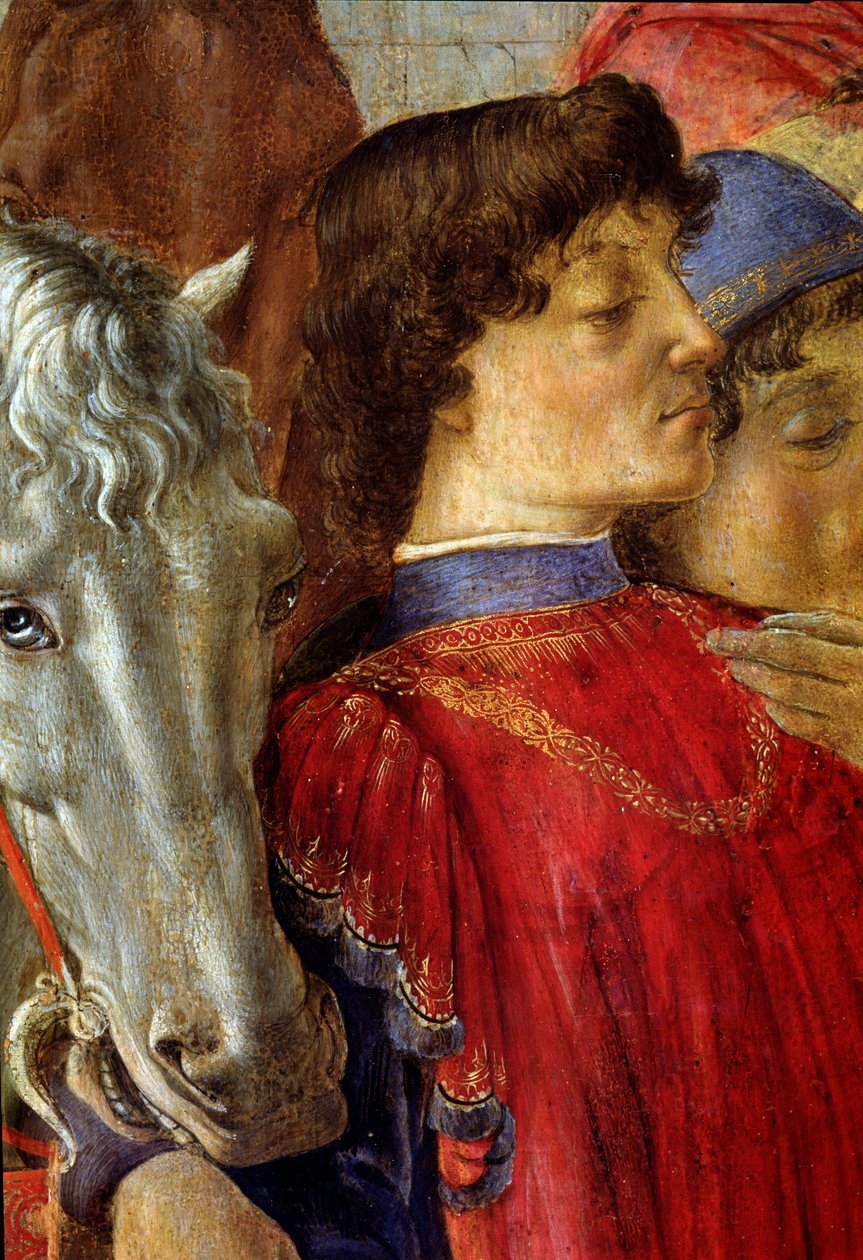 Adoracja Trzech Króli, detal Lorenzo de