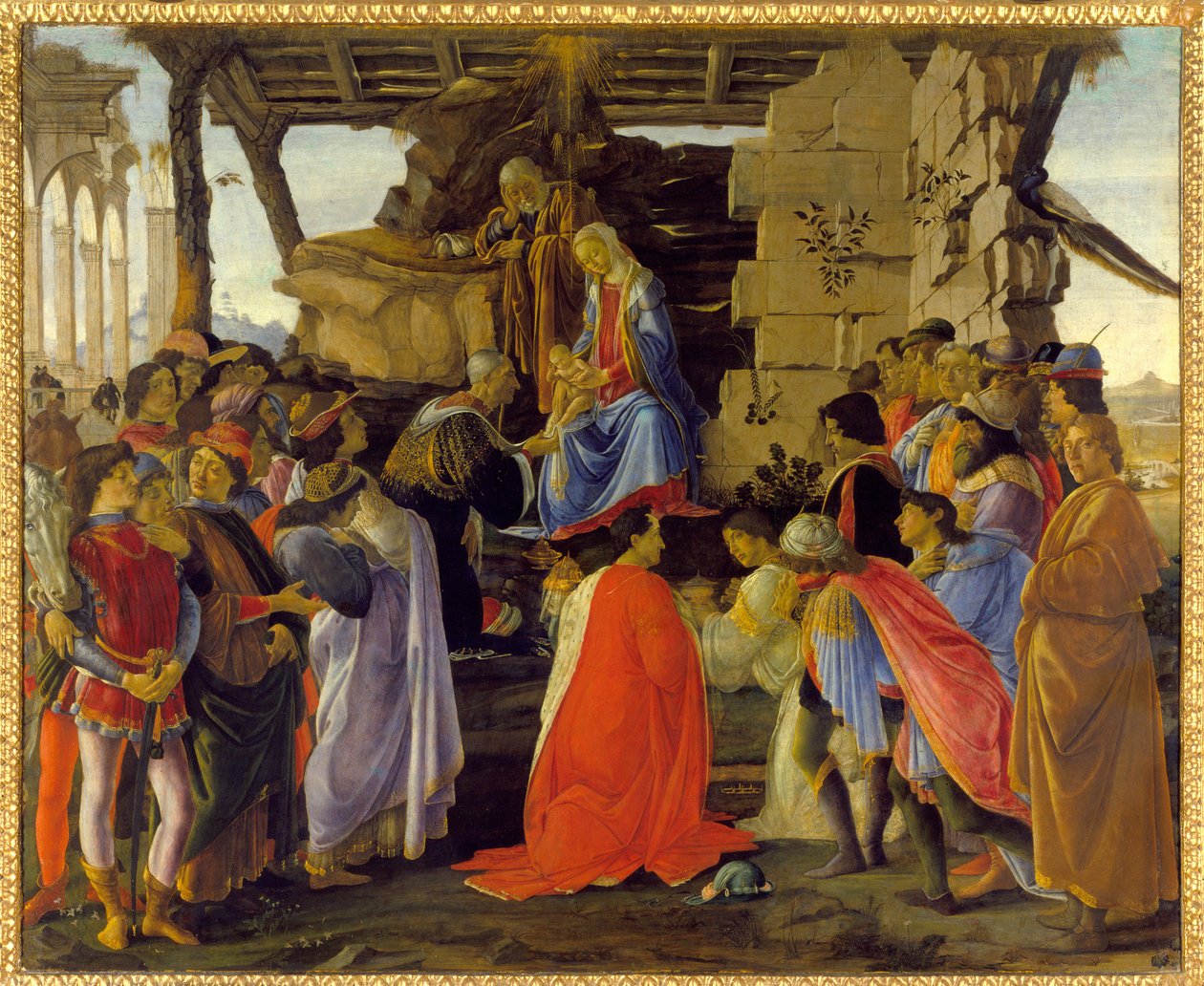 Pokłon magów autorstwa Sandro Botticelli