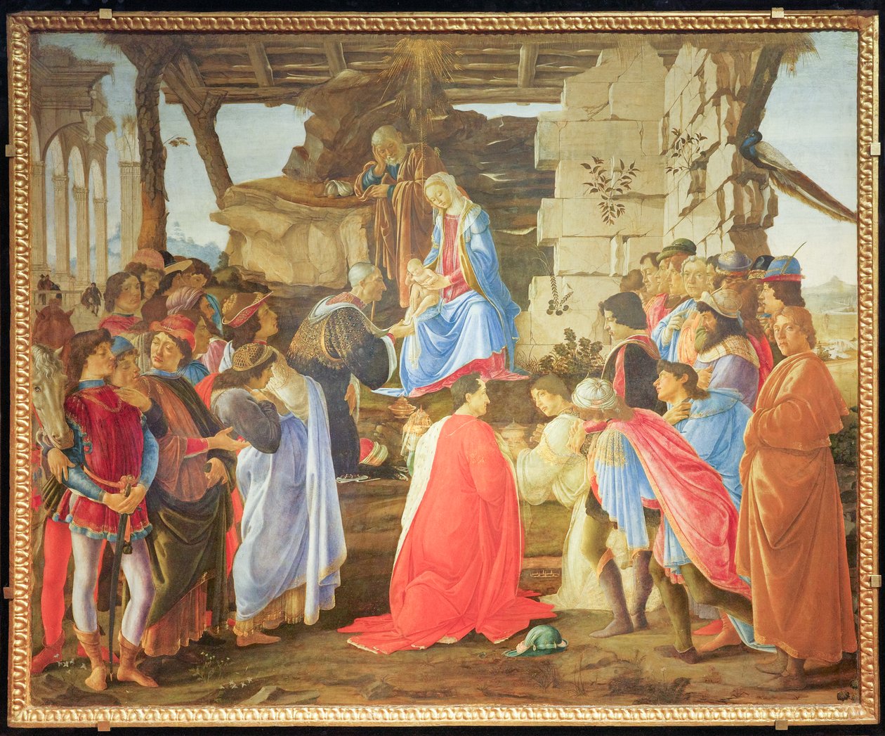 Adoracja Trzech Króli autorstwa Sandro Botticelli