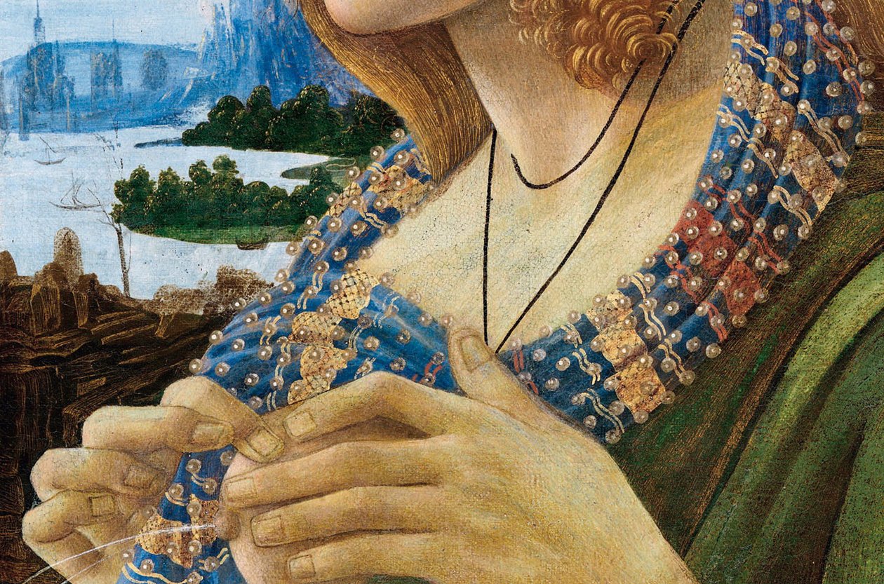 Alegoryczny portret kobiety Simonetta Vespucci. Szczegół, 1480-1490 autorstwa Sandro Botticelli