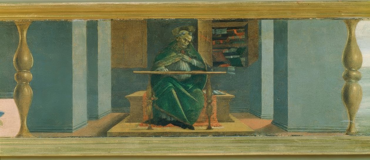 Święty Augustyn w celi autorstwa Sandro Botticelli
