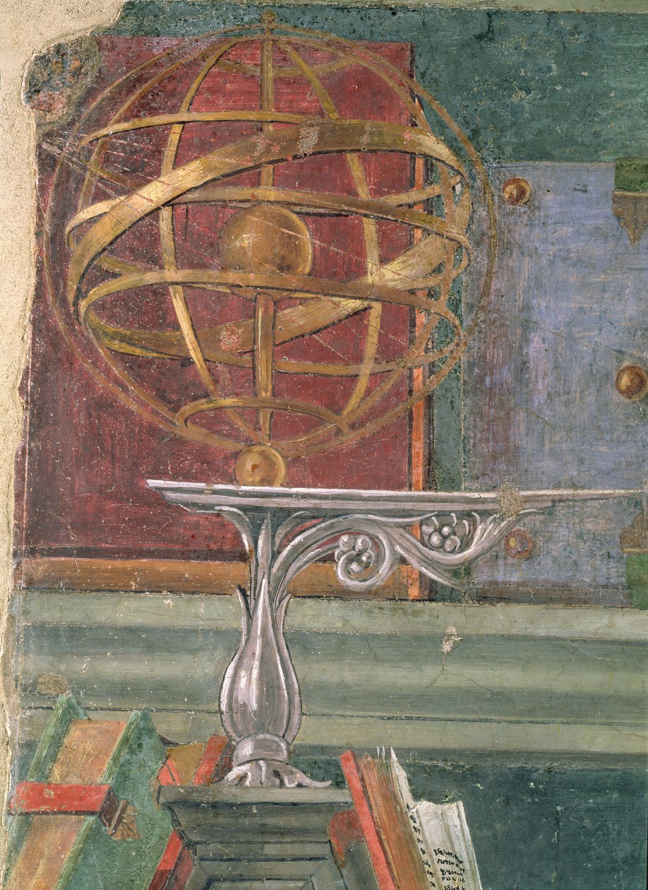 Augustyna w jego gabinecie przedstawiający sferę armilarną (patrz także 44371) autorstwa Sandro Botticelli