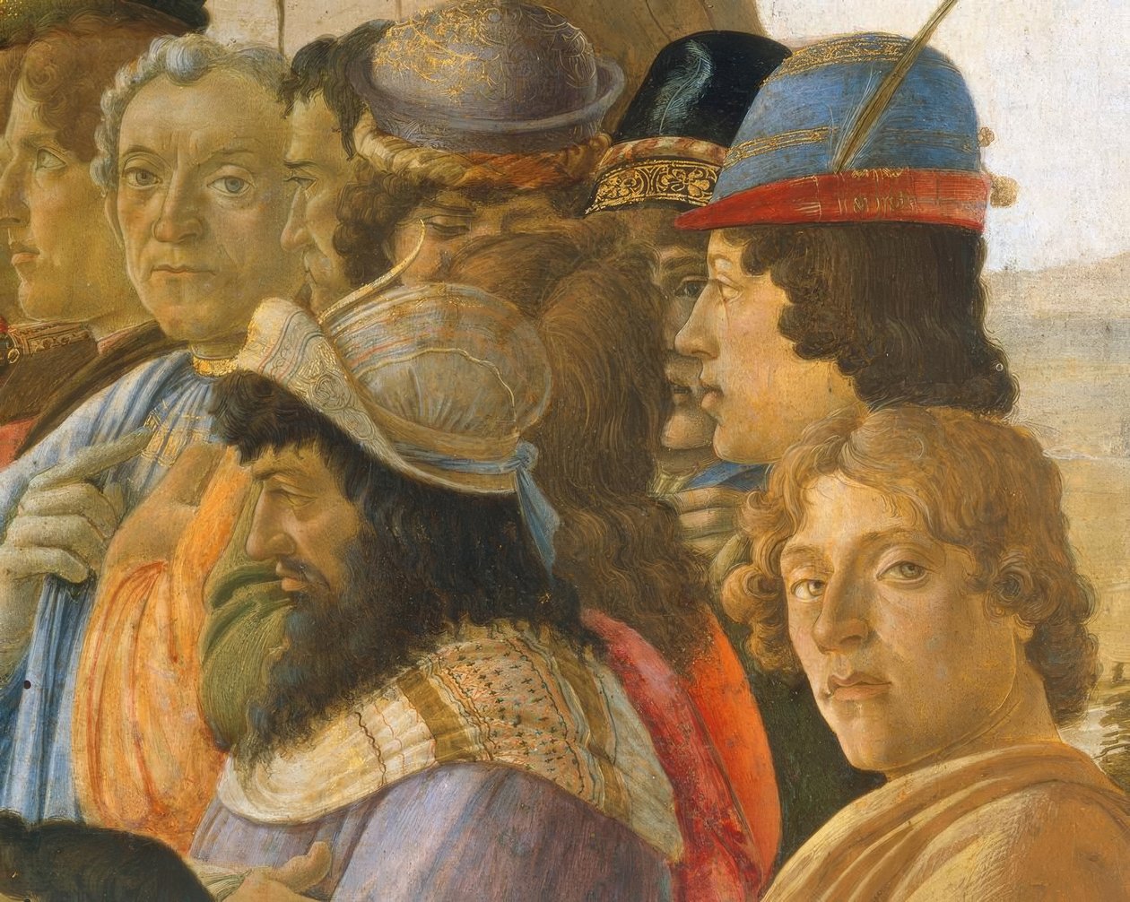 Adoracja Trzech Króli autorstwa Sandro Botticelli