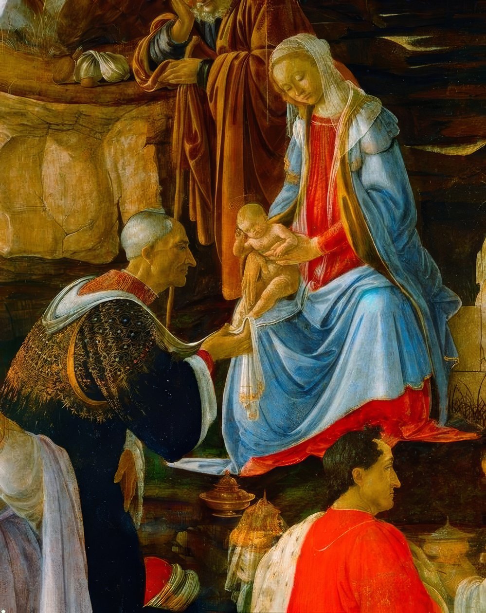 Adoracja Trzech Króli autorstwa Sandro Botticelli