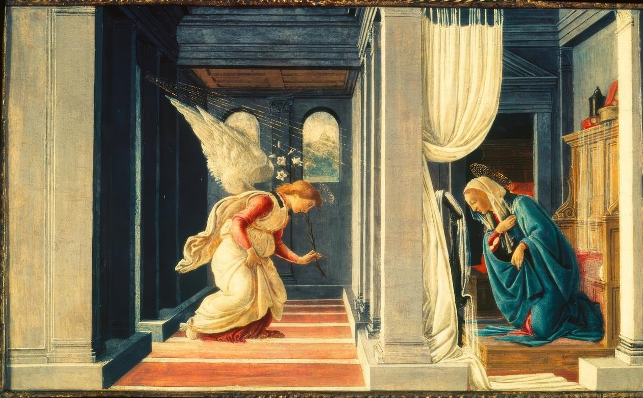 Zwiastowanie Maryi autorstwa Sandro Botticelli