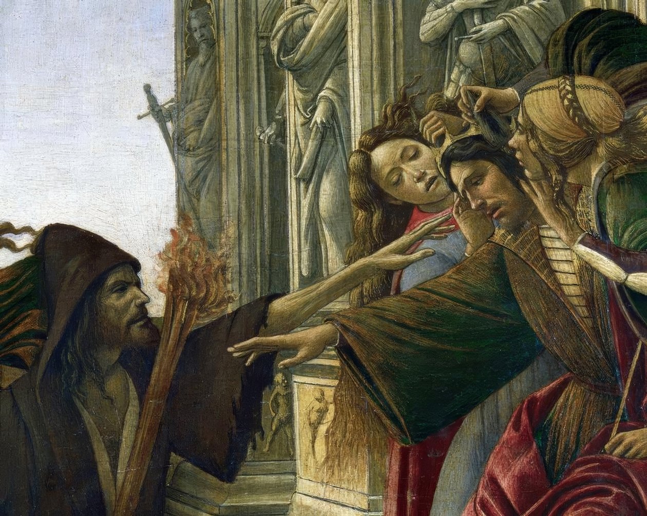 Zniesławienie Apellesa autorstwa Sandro Botticelli