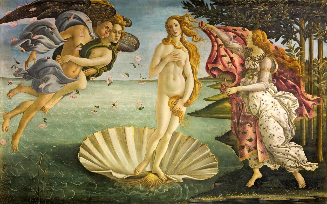 Włoski: Narodziny Wenus Narodziny Wenus autorstwa Sandro Botticelli