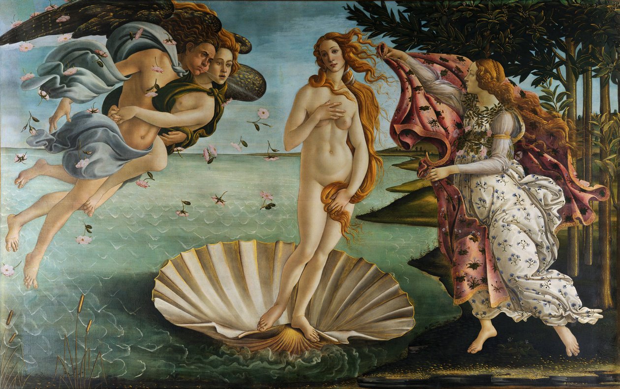 Włoski: Narodziny Wenus Narodziny Wenus autorstwa Sandro Botticelli