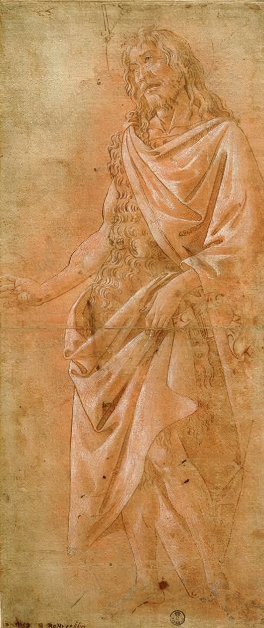 Jan Chrzciciel ze sztandarem autorstwa Sandro Botticelli