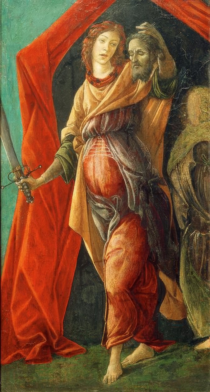 Judyta z głową Holofernesa autorstwa Sandro Botticelli