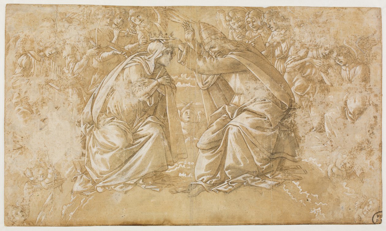 Chrzest eunucha autorstwa Sandro Botticelli