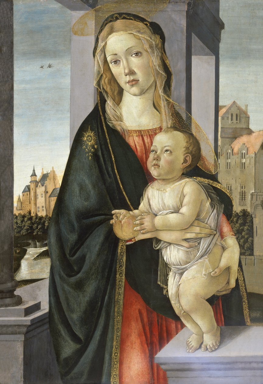 Madonna z Dzieciątkiem, 1485-95 autorstwa Sandro Botticelli