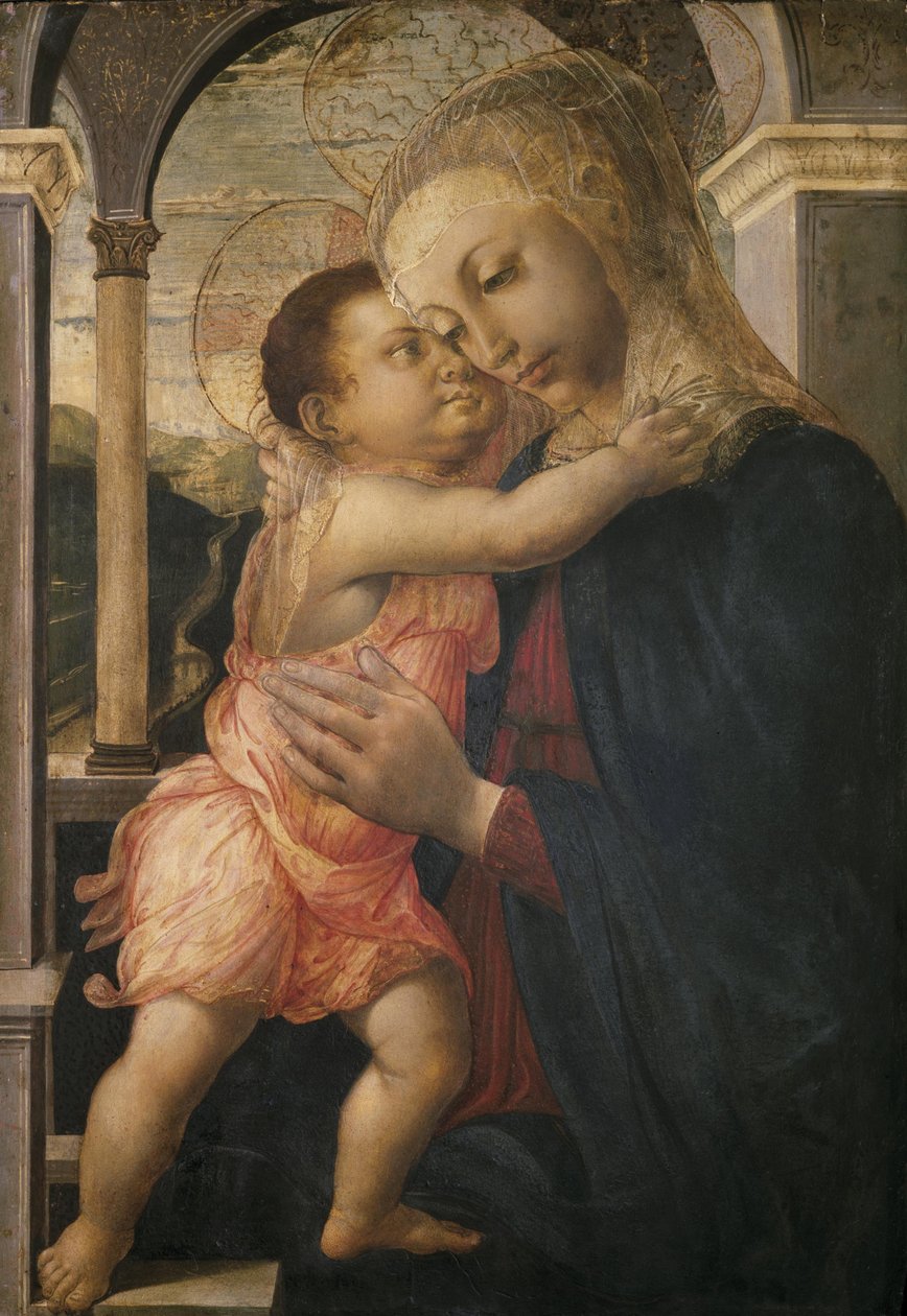 Madonna z Dzieciątkiem, ok. 1466-1467 autorstwa Sandro Botticelli