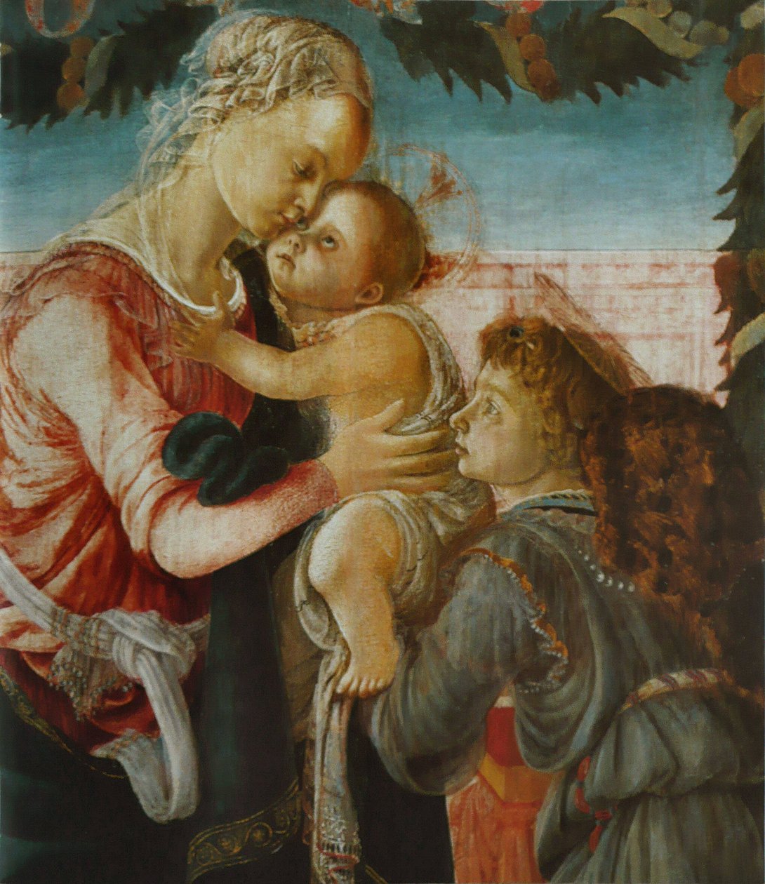 Madonna z Dzieciątkiem i aniołem autorstwa Sandro Botticelli