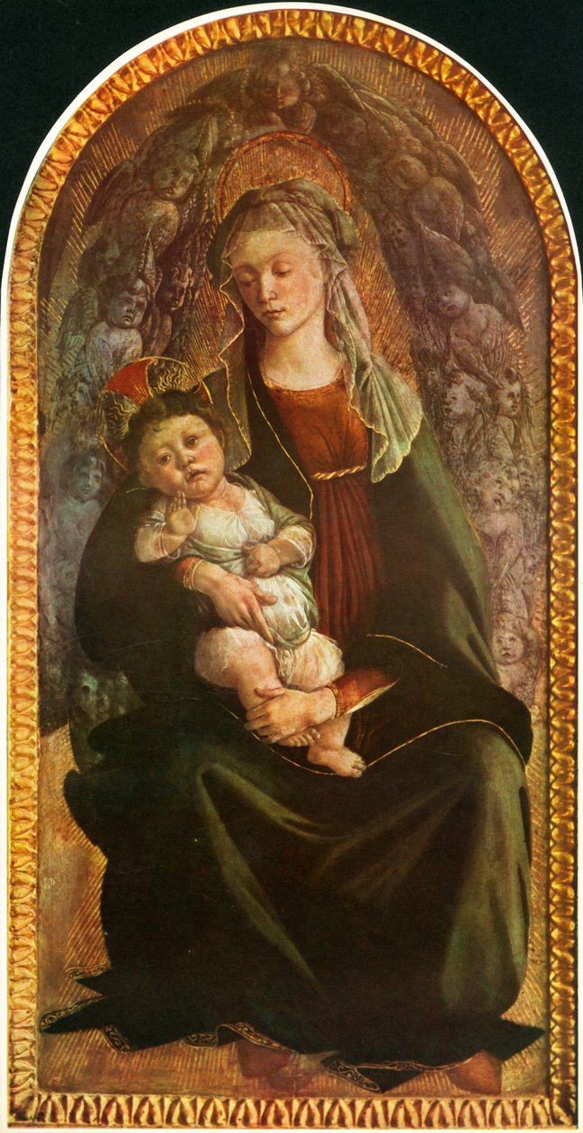 Madonna w chwale z Serafinami, c1469-1470, 1937. autorstwa Sandro Botticelli
