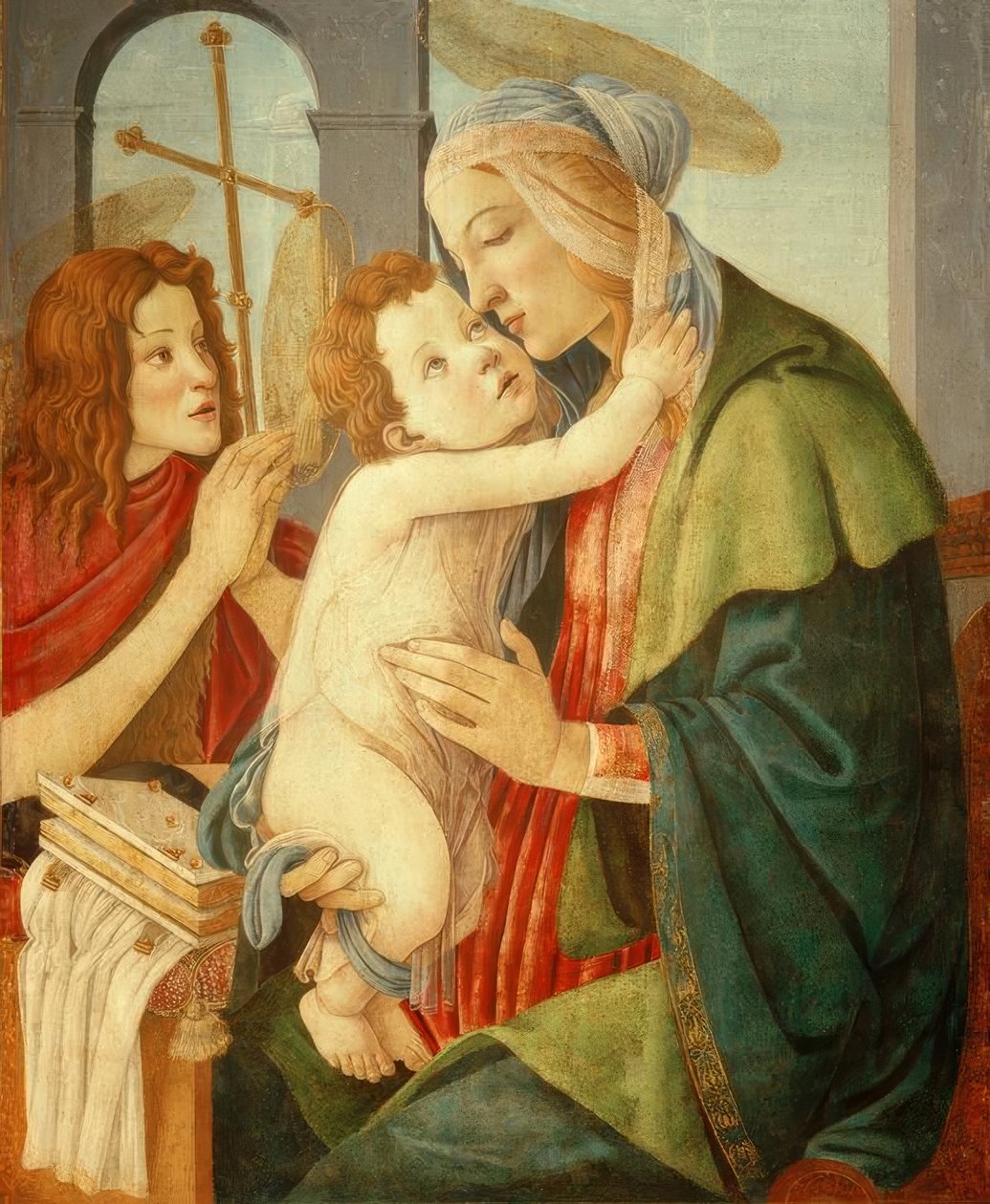 Madonna z Dzieciątkiem i Johannesknaben autorstwa Sandro Botticelli