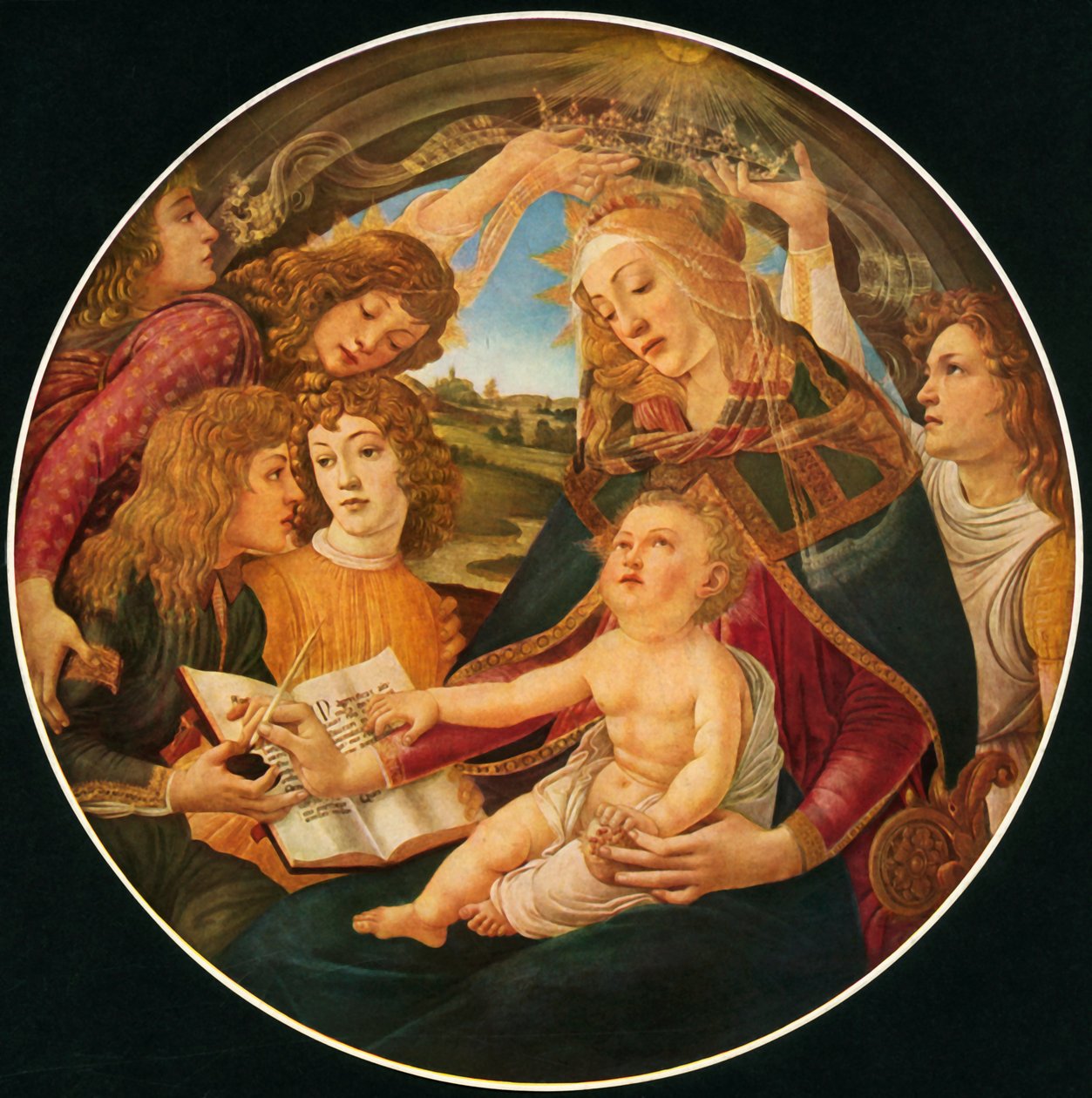Madonna Magnificat, 1481, 1937. autorstwa Sandro Botticelli