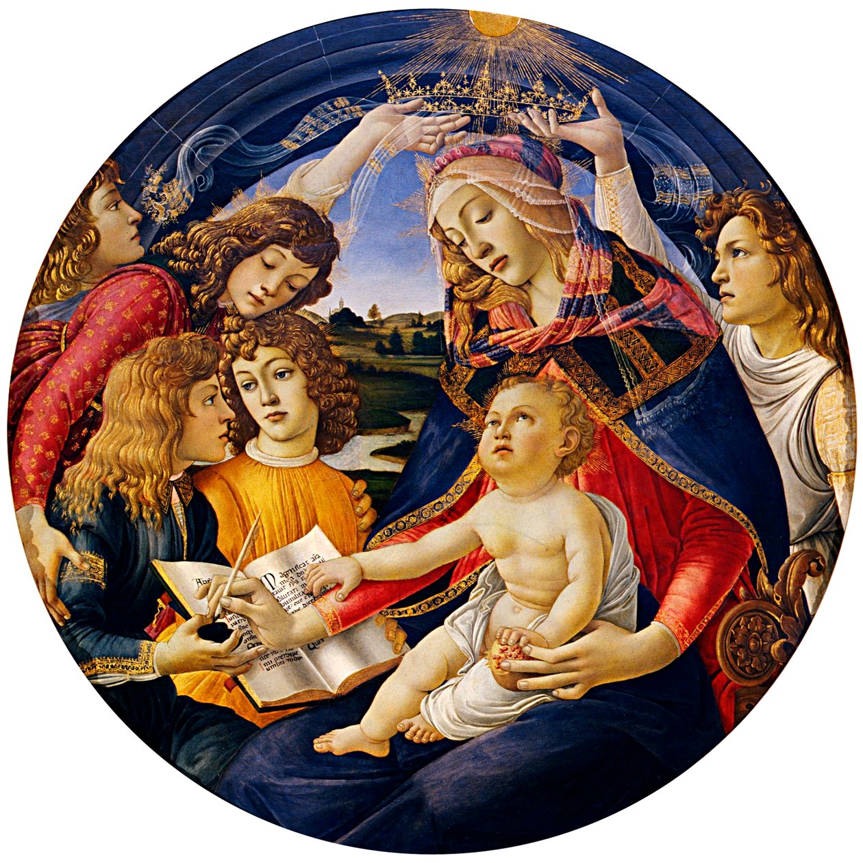 Madonna Magnificat, 1483 autorstwa Sandro Botticelli
