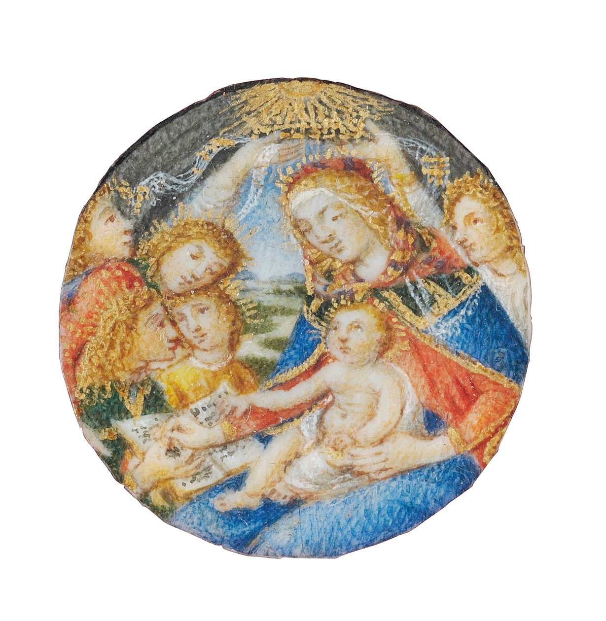 Madonna Magnificat, Florencja, koniec XV - początek XVI wieku autorstwa Sandro Botticelli