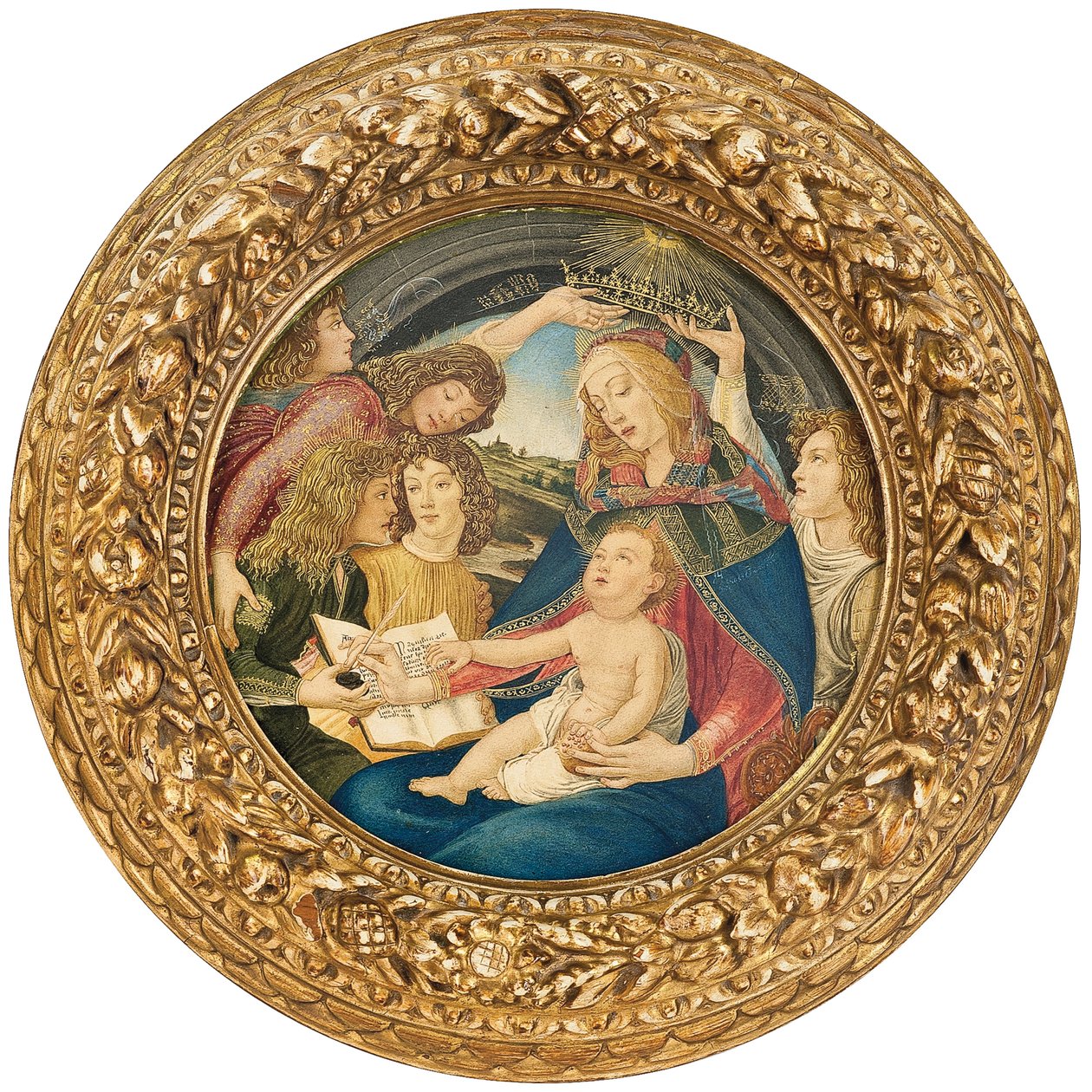 Madonna Magnificat, krąg Ricciardo Meacci autorstwa Sandro Botticelli
