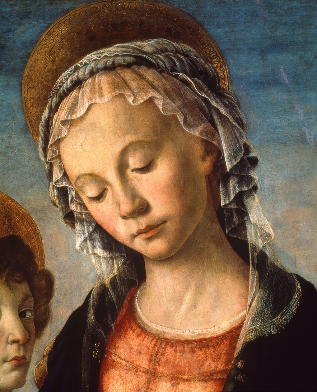 Maryja z Dzieciątkiem, chłopcem Janem i dwoma aniołami autorstwa Sandro Botticelli