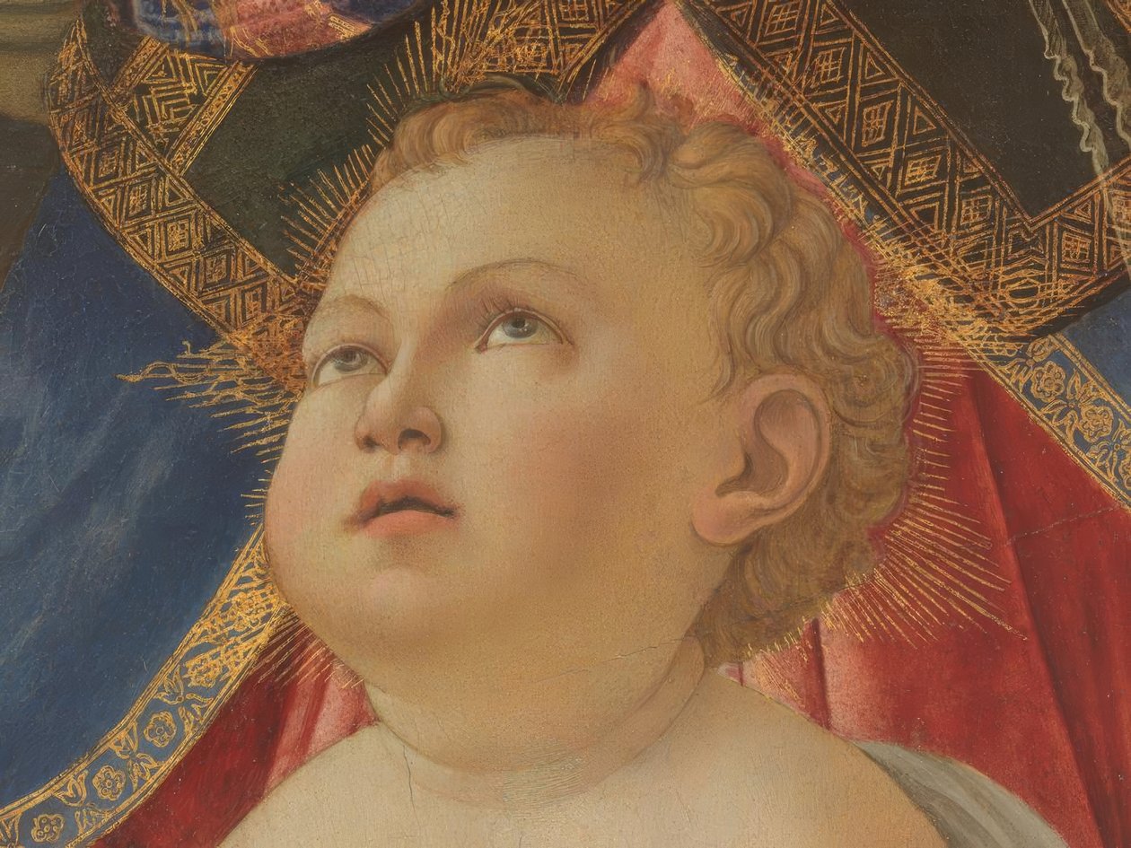 Maryja z dzieckiem i pięcioma aniołami autorstwa Sandro Botticelli