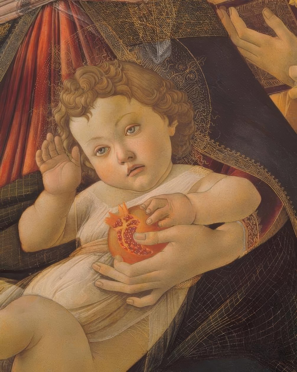 Maryja z Dzieciątkiem i sześcioma aniołami autorstwa Sandro Botticelli