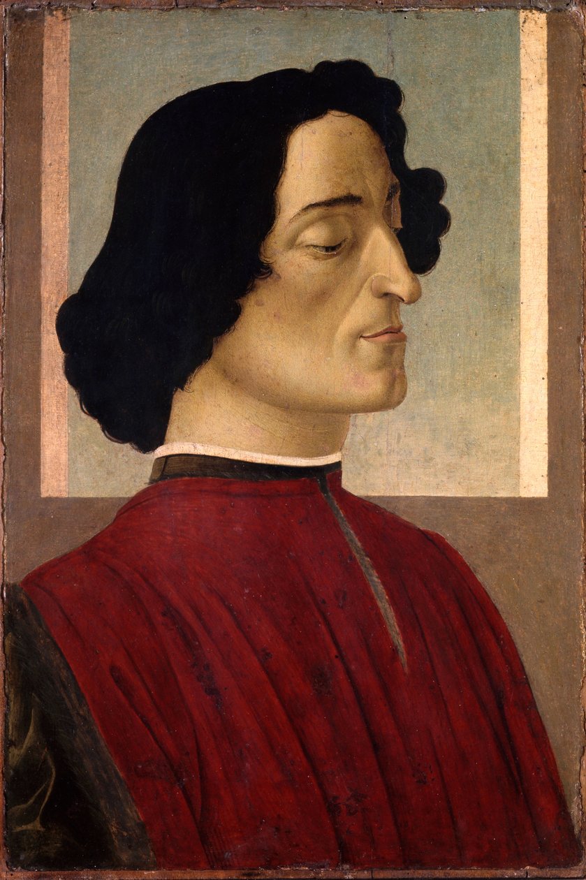 Portret Giuliano de Medici 14531478, ok. 1475 autorstwa Sandro Botticelli