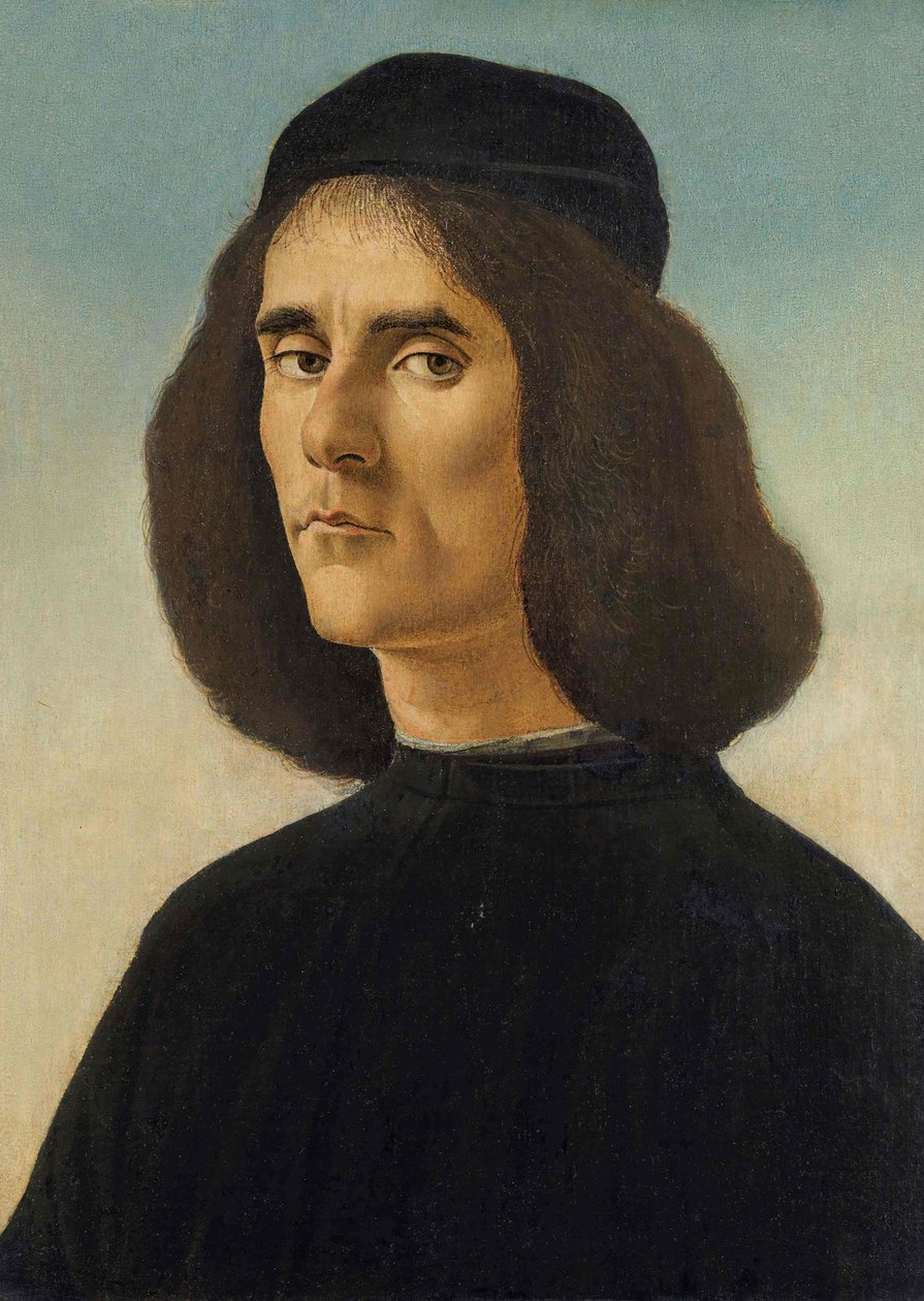 Portret Michaela Tarchanioty Marullusa, ok. 1930 r. 1500 autorstwa Sandro Botticelli