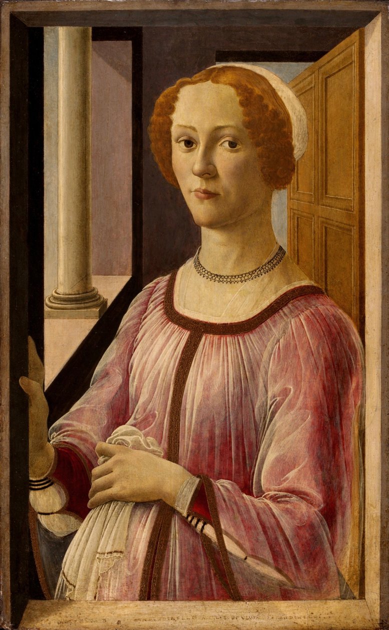 Portret Smeraldy Bandinelli, ok. 1475 autorstwa Sandro Botticelli
