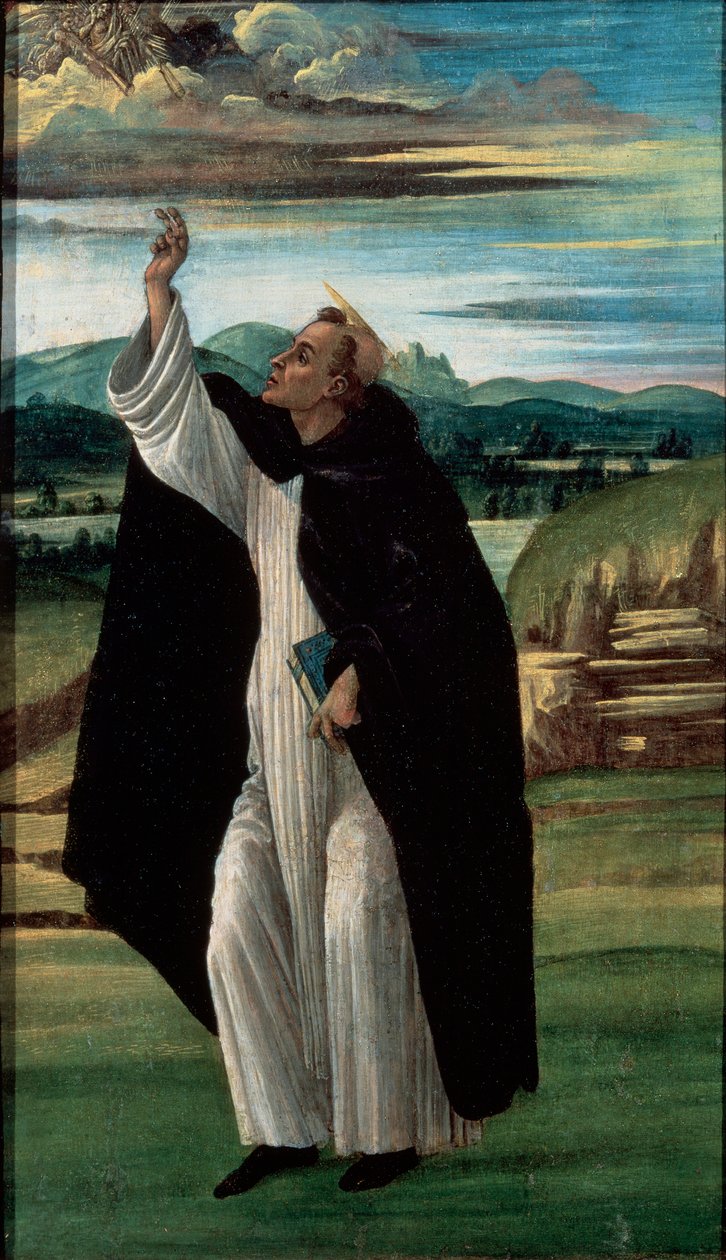 Św. Dominik, 1490 autorstwa Sandro Botticelli