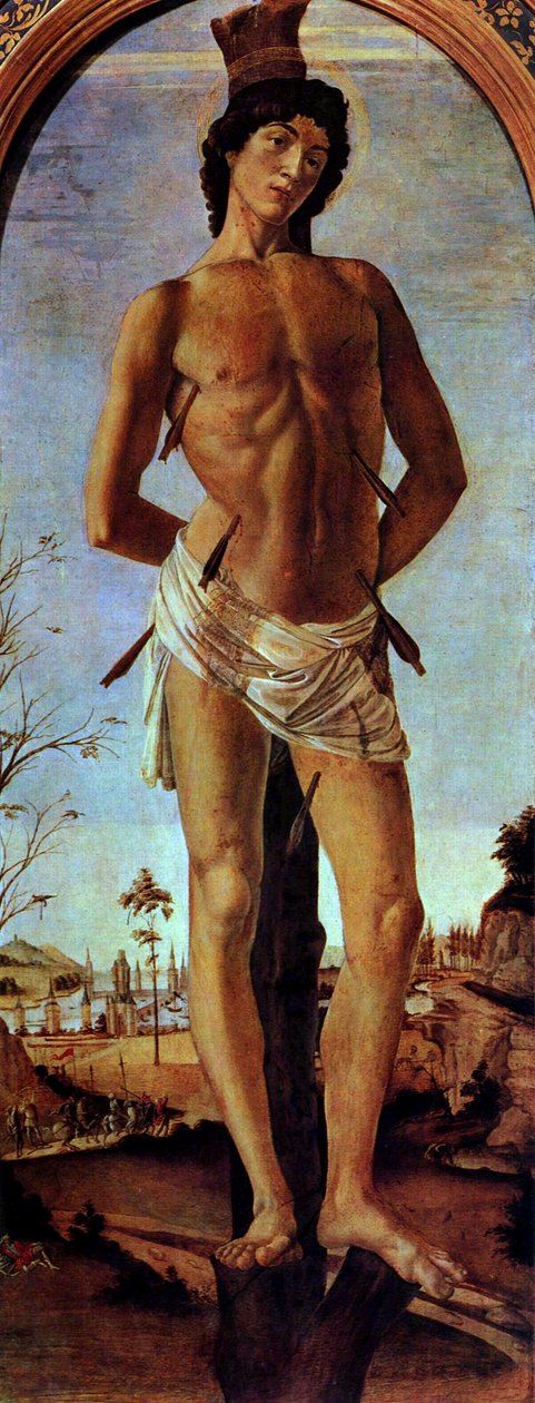 Święty Sebastian autorstwa Sandro Botticelli