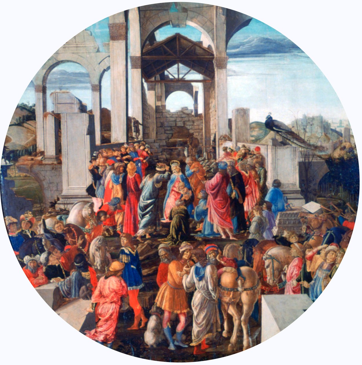 Adoracja Królów, ok. 1470-1475 autorstwa Sandro Botticelli