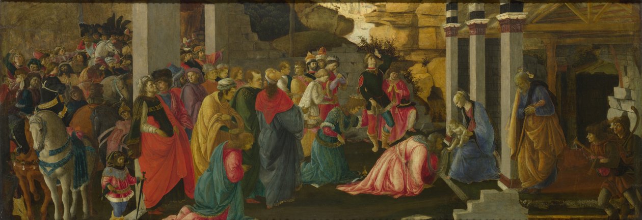 Adoracja Królów, ok. 1470 autorstwa Sandro Botticelli
