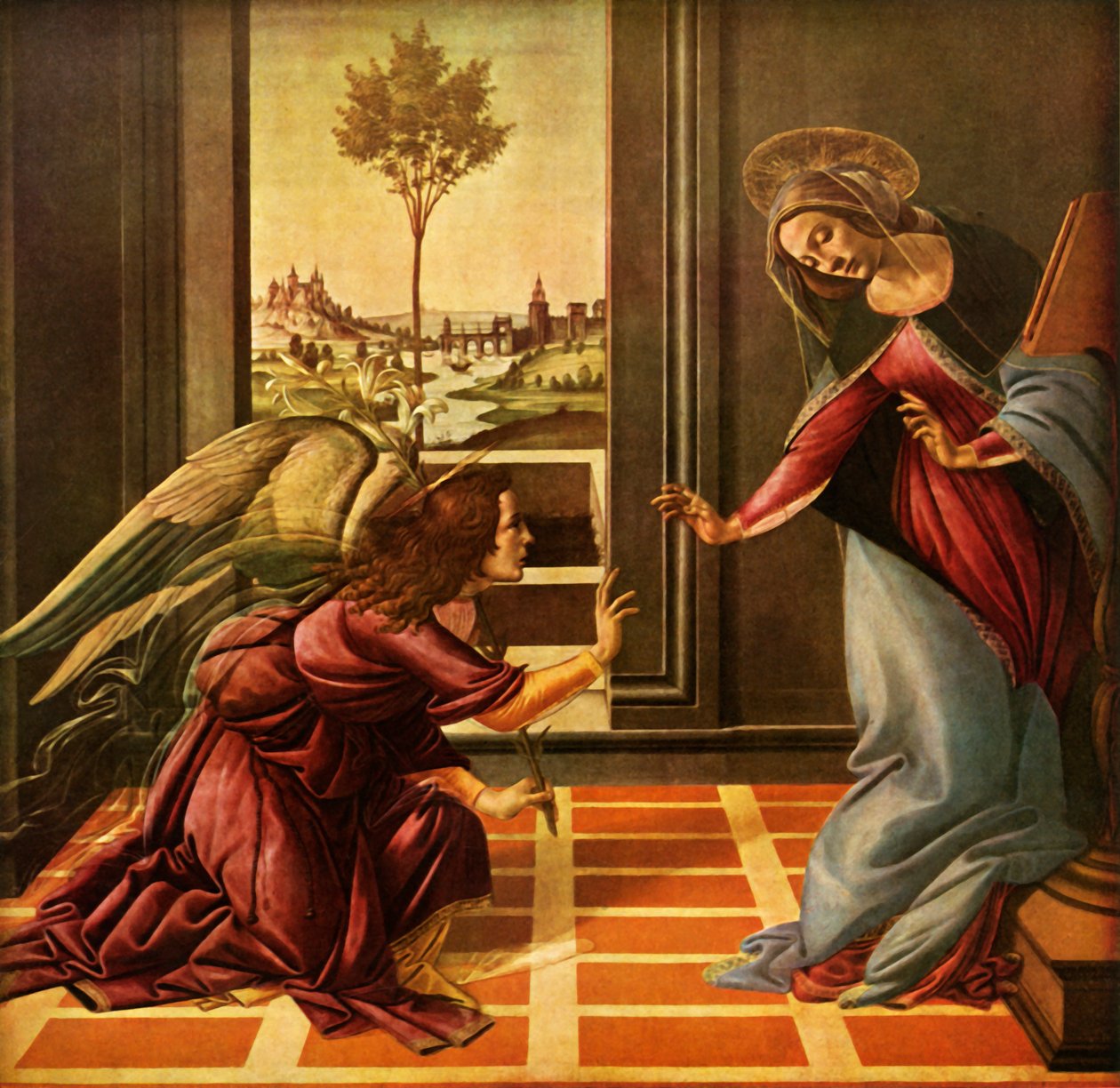 Zwiastowanie Cestello, 1489, 1937. autorstwa Sandro Botticelli