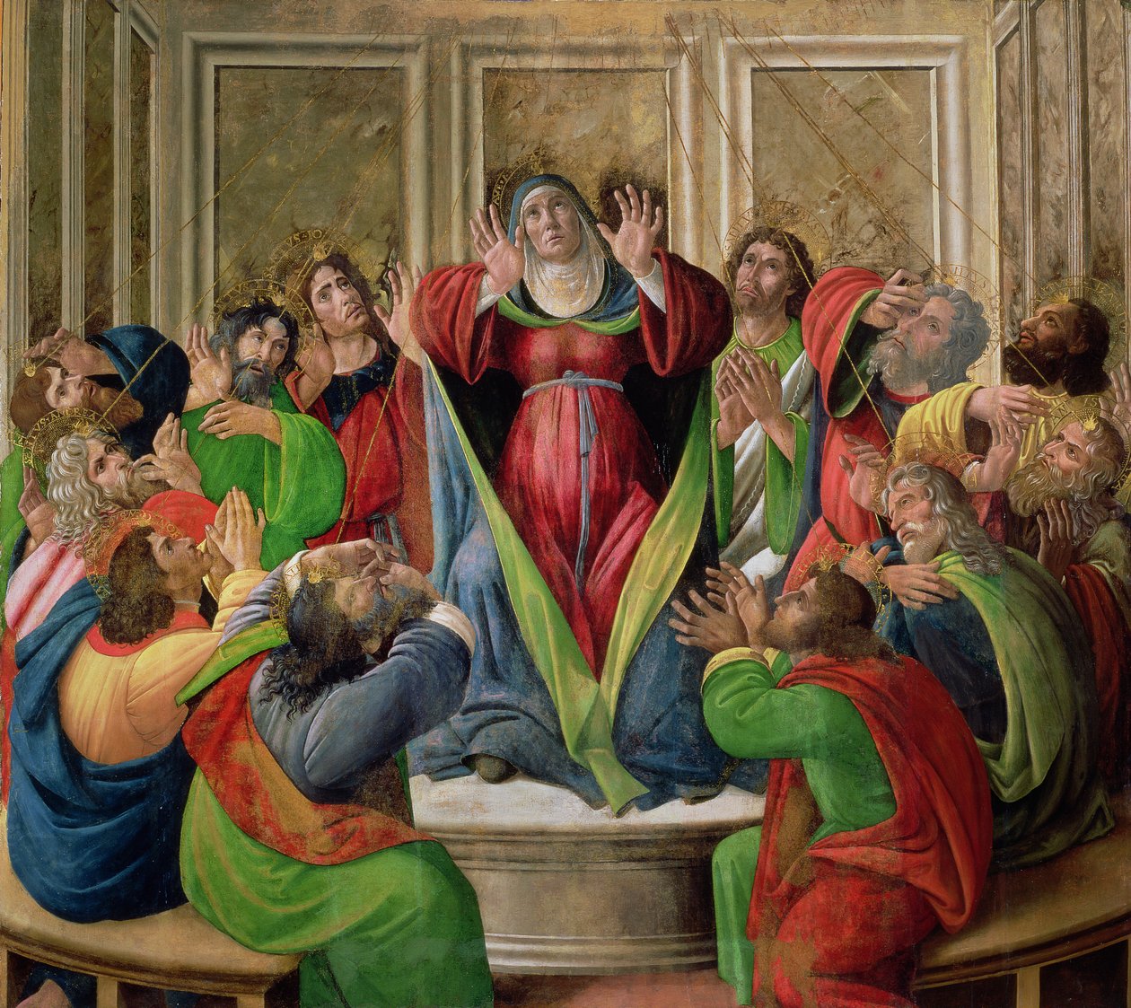 Zstąpienie Ducha Świętego, 1495-1505 autorstwa Sandro Botticelli