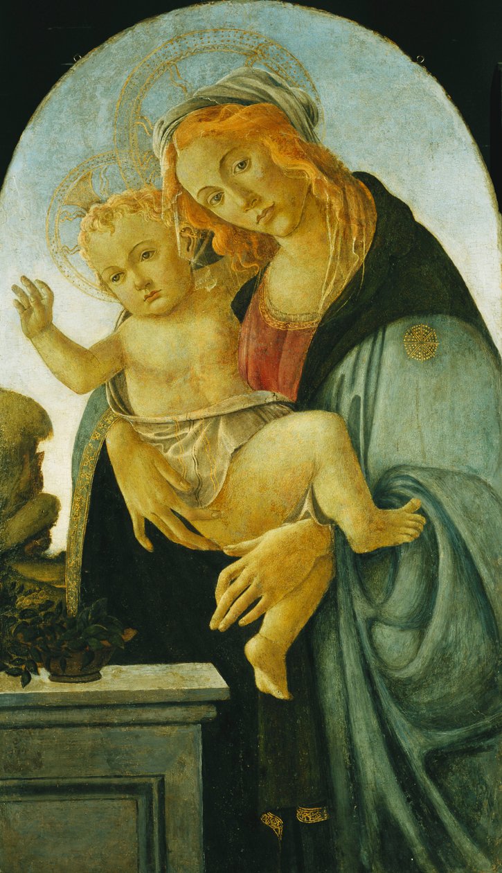 Madonna z Dzieciątkiem, autorstwa Sandro Botticelli
