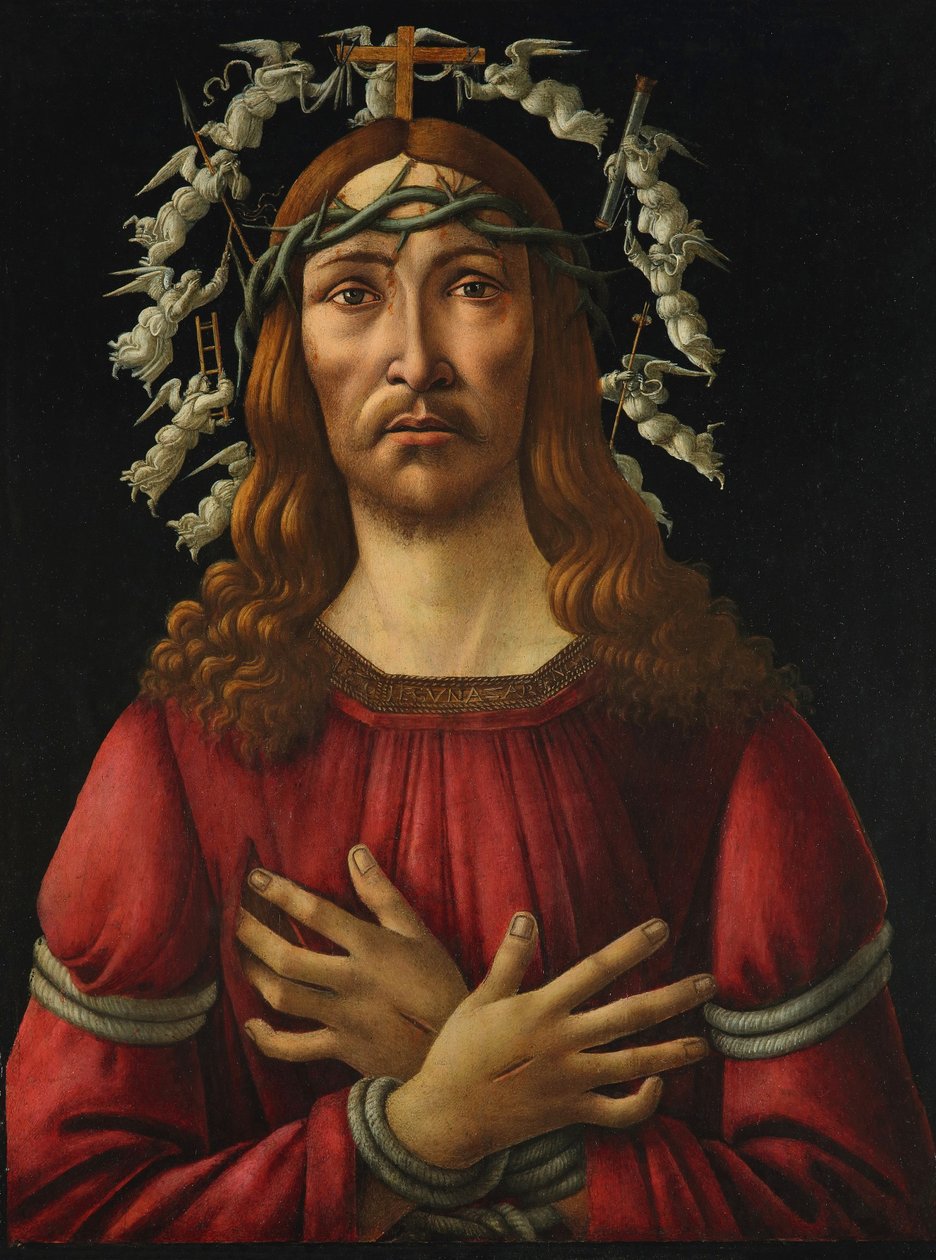 Człowiek smutku autorstwa Sandro Botticelli