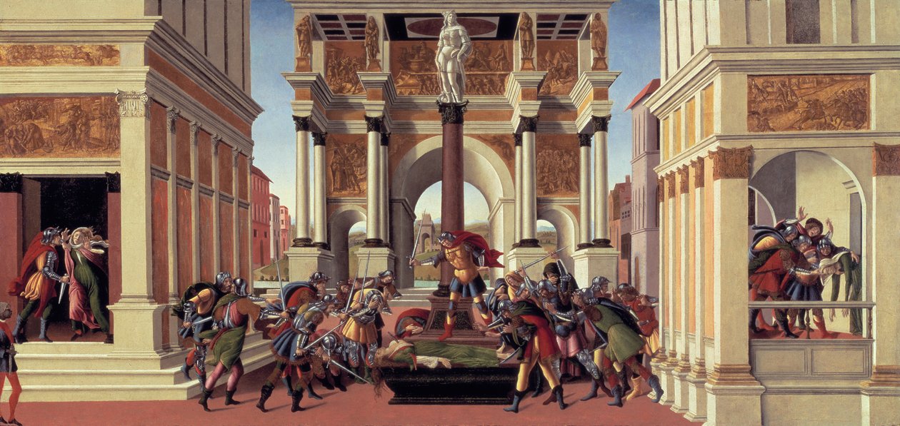 Historia Lukrecji, 1500 autorstwa Sandro Botticelli