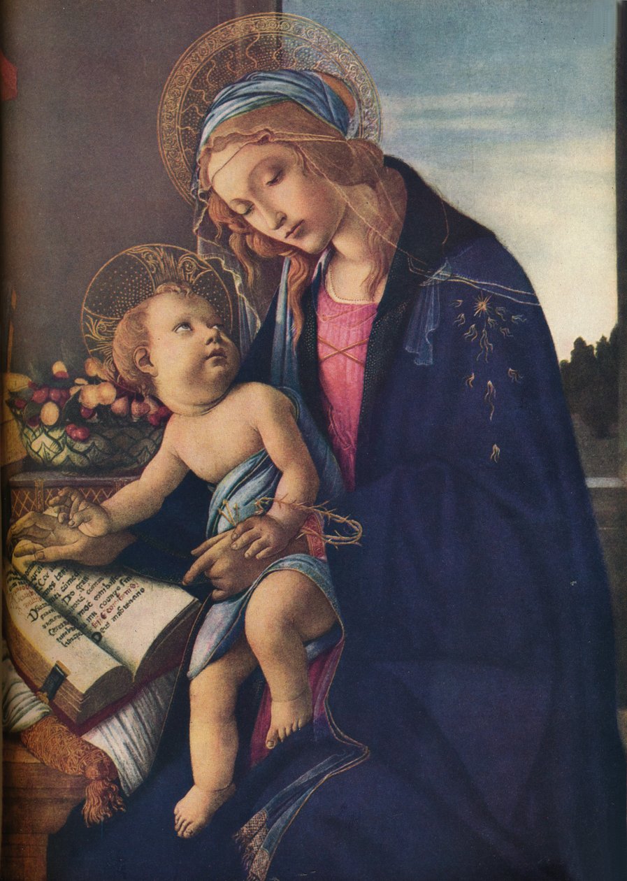 Dziewica z Dzieciątkiem, ok. 1480, 1936 r autorstwa Sandro Botticelli