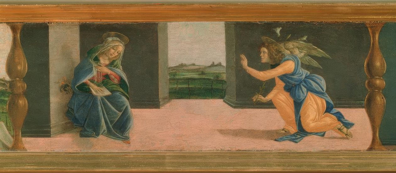 zwiastowanie autorstwa Sandro Botticelli