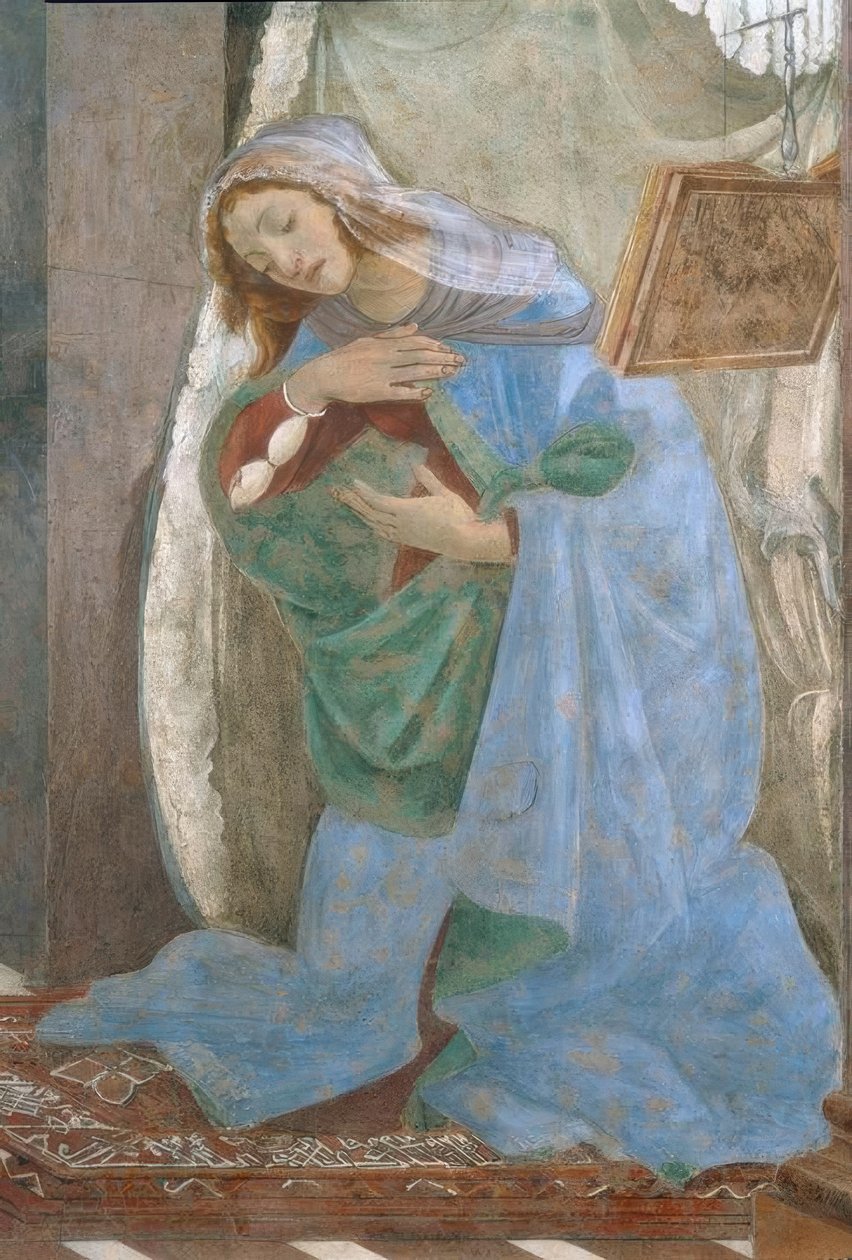 Zwiastowanie przez S. Martino autorstwa Sandro Botticelli