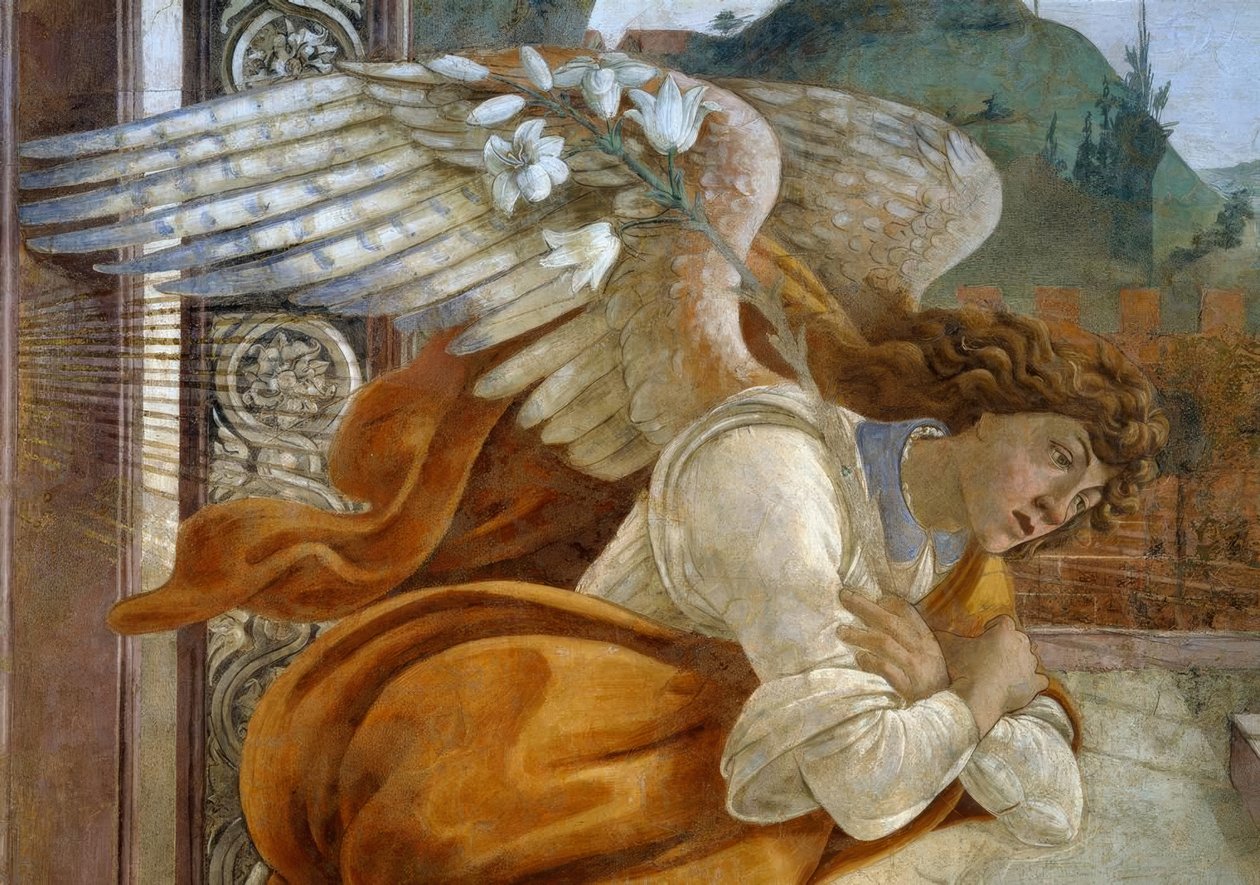 Zwiastowanie przez S. Martino autorstwa Sandro Botticelli