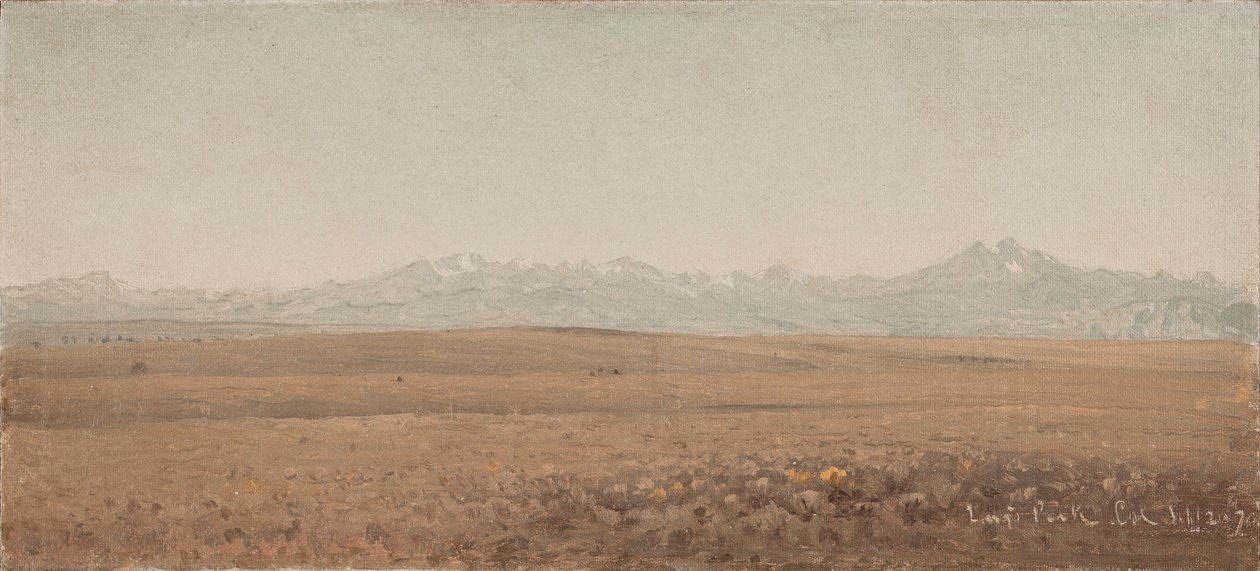 Longs Peak, Kolorado autorstwa Sanford Robinson Gifford