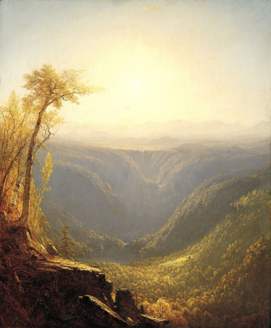 Wąwóz w górach (Kauterskill Clove), 1862 autorstwa Sanford Robinson Gifford