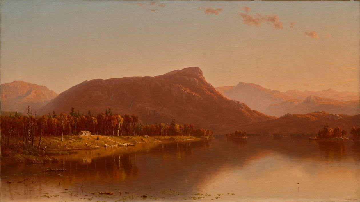 Dom na pustkowiu autorstwa Sanford Robinson Gifford