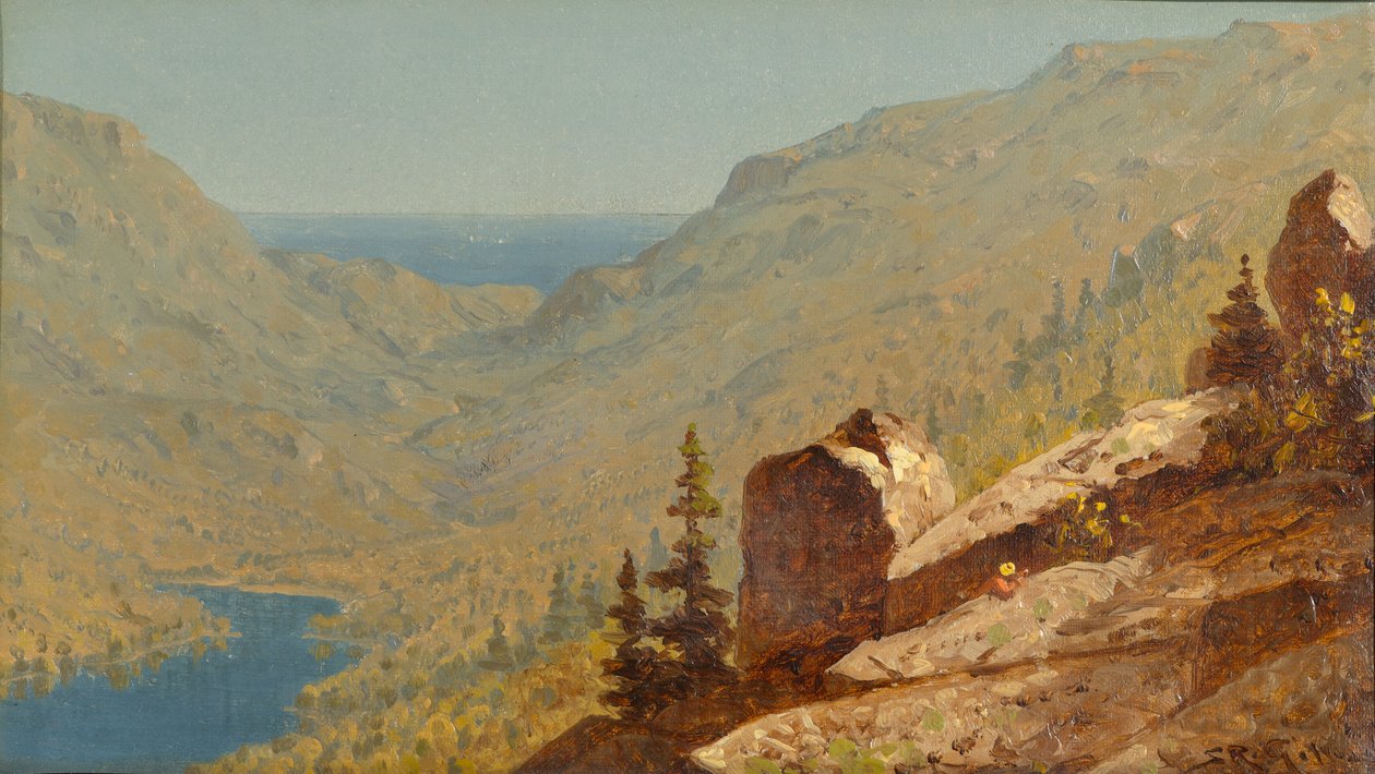 Szkic na Pustyni w stanie Maine autorstwa Sanford Robinson Gifford