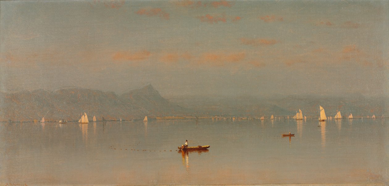 Zatoka Haverstraw, 1868. autorstwa Sanford Robinson Gifford