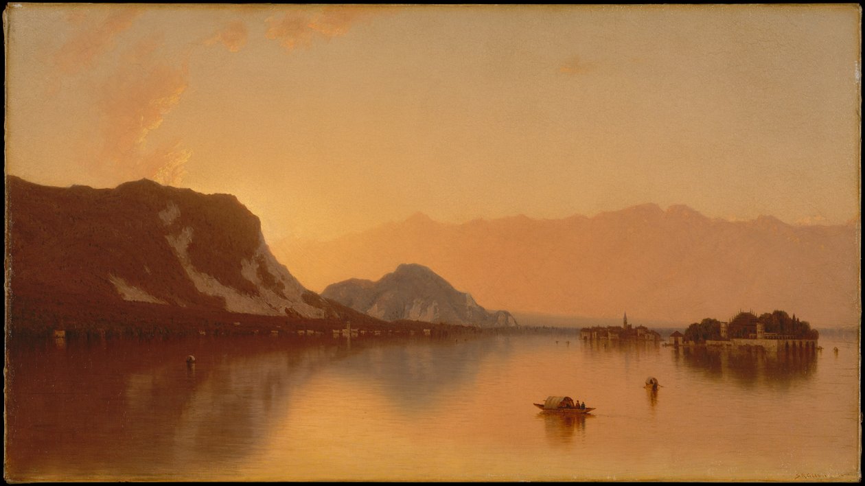Isola Bella na Lago Maggiore autorstwa Sanford Robinson Gifford