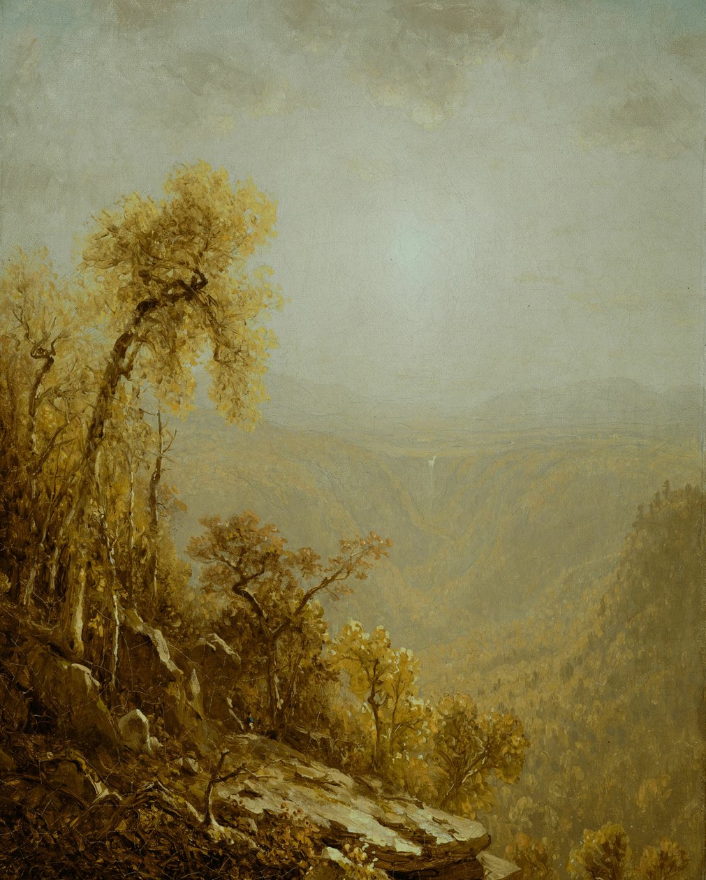 Ząbek Kaaterskill, Góry Catskill, 1880. autorstwa Sanford Robinson Gifford